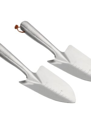 2Pcs-6.1x3.2_-Garden-Trowel-Gardening-Hand-Shovel-Spade-Garden-Tools-with-Scale 2 pcs Gardening Shovel Set stainless steel gardening shovel