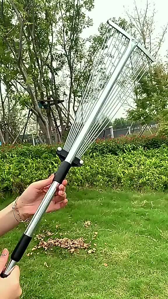 my-11110105-6v6xc-mfrvs1brqlu112_cover.jpg Stainless Steel Leaf Rake Grass Rake Gardening Tool